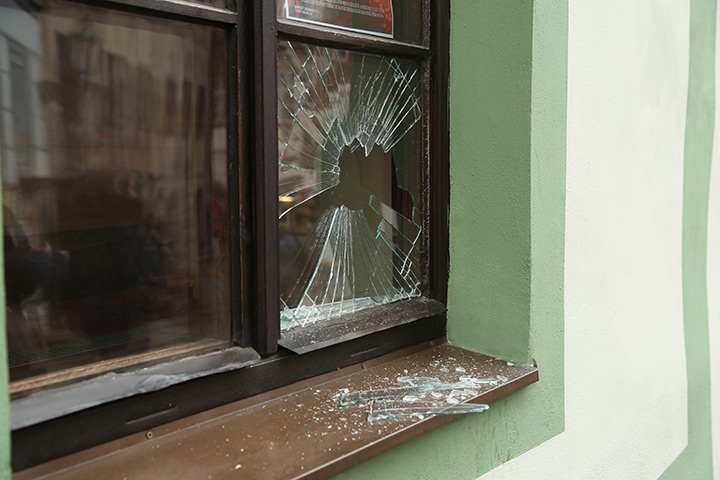 A2B Glass are able to board up broken windows while they are being repaired in West Acton.